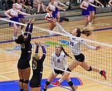 Kats volleyball sweeps Polson, blows past Browning