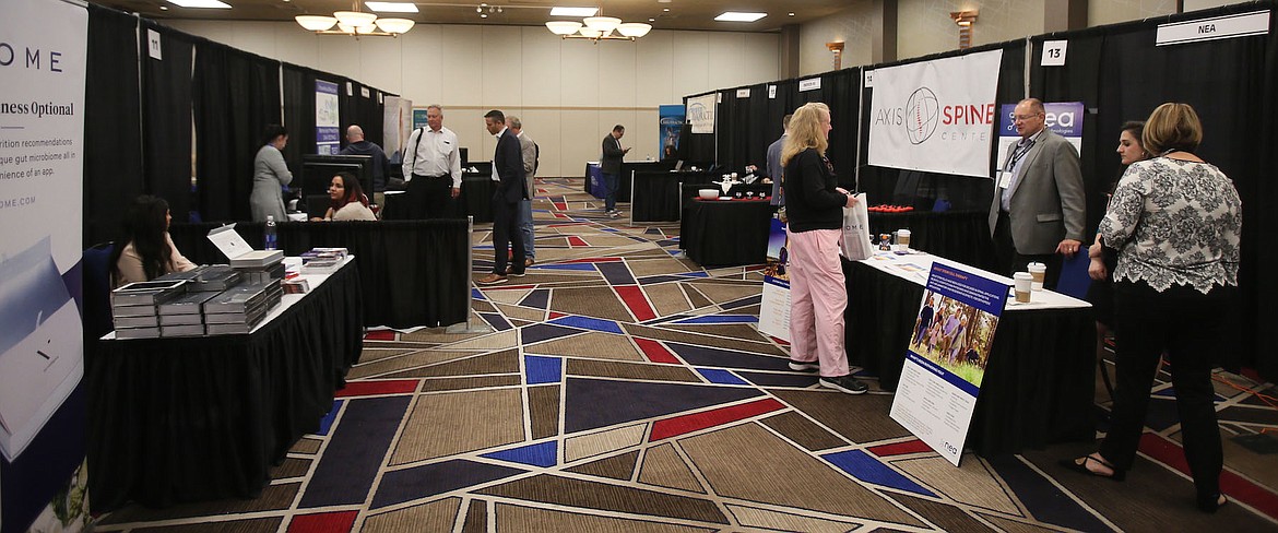 Photos by JUDD WILSON/Press
The first Medical Advancement Expo, sponsored by Northwest Specialty Hospital, kicked off Saturday at The Coeur d&#146;Alene Resort.