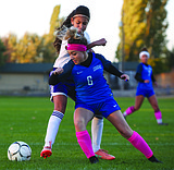 Whitney scores twice; Warden beats Connell