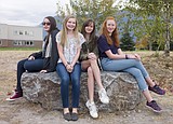Girls looking forward to joining Boy Scouts