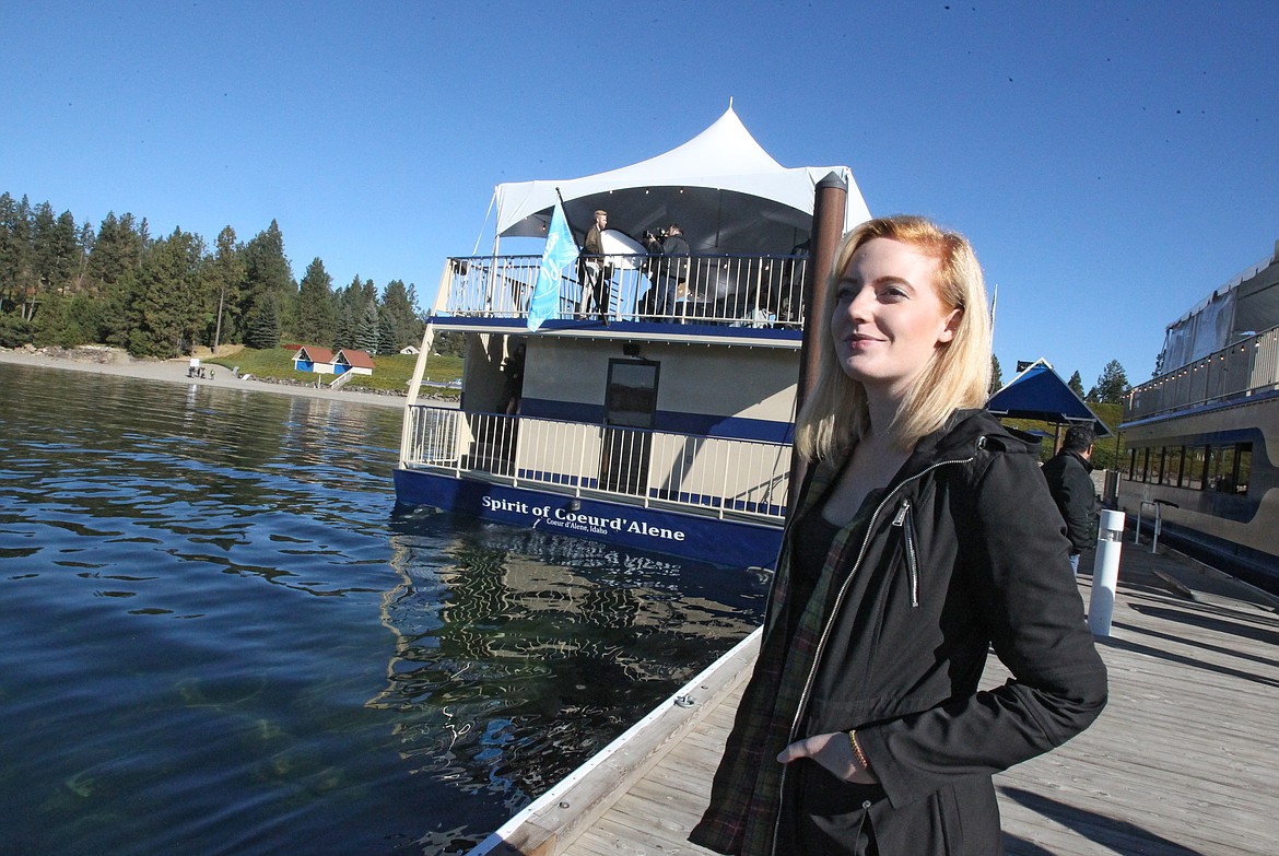 Kaylee Goins, 25, of Spokane, is one of just a couple &#147;American Idol&#148; contestants from the Inland Northwest who performed in front of Katy Perry, Luke Bryan and Lionel Richie during auditions at the Hagadone Event Center on Sunday. She is seen here on the HEC dock near a cruise boat where contestants prepared for auditions and were taped for &#147;Idol&#148; interviews. (DEVIN WEEKS/Press)
