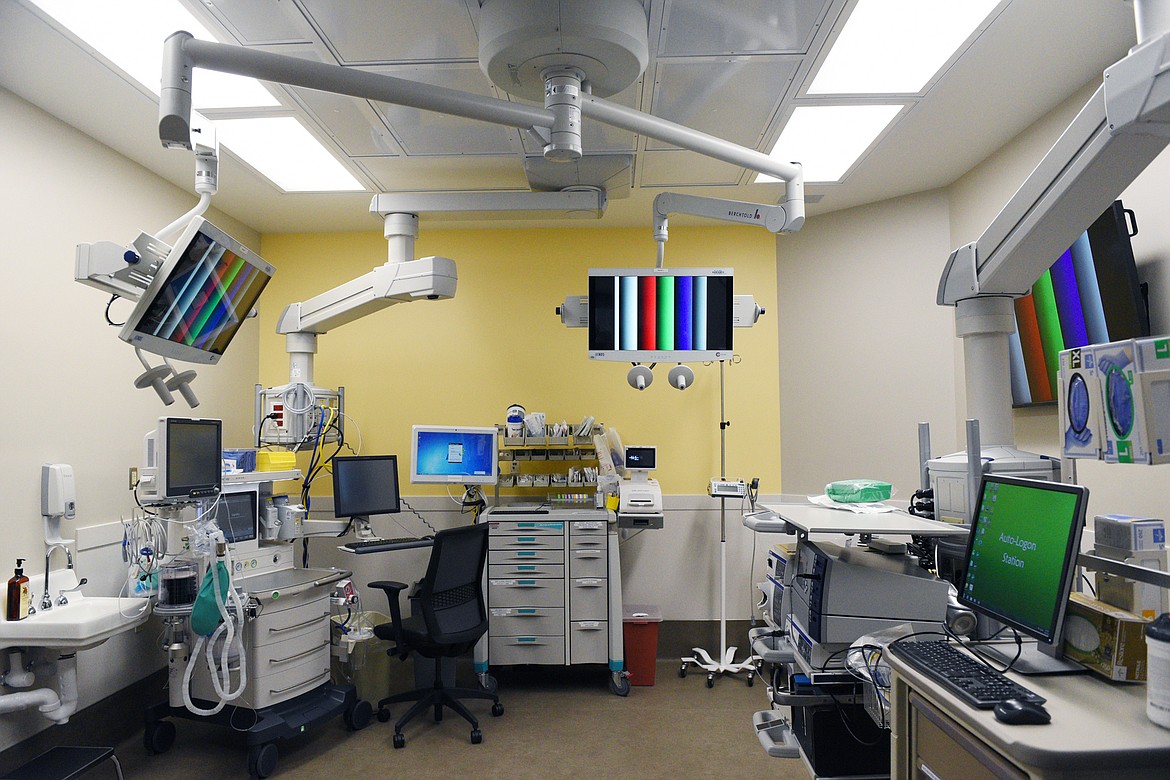 An anesthesia room is shown during a tour of the Kalispell Regional Medical Center Digestive Health Institute on Wednesday, Oct. 10. (Casey Kreider/Daily Inter Lake)
