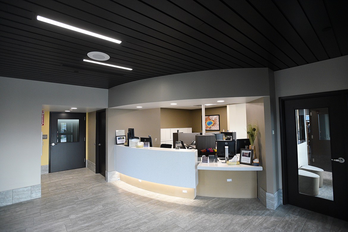 The reception area at the new Kalispell Regional Medical Center Digestive Health Institute on Wednesday, Oct. 10. (Casey Kreider/Daily Inter Lake)