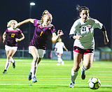 Madi Krogh scores twice; Moses Lake explodes in second half to rout Sunnyside