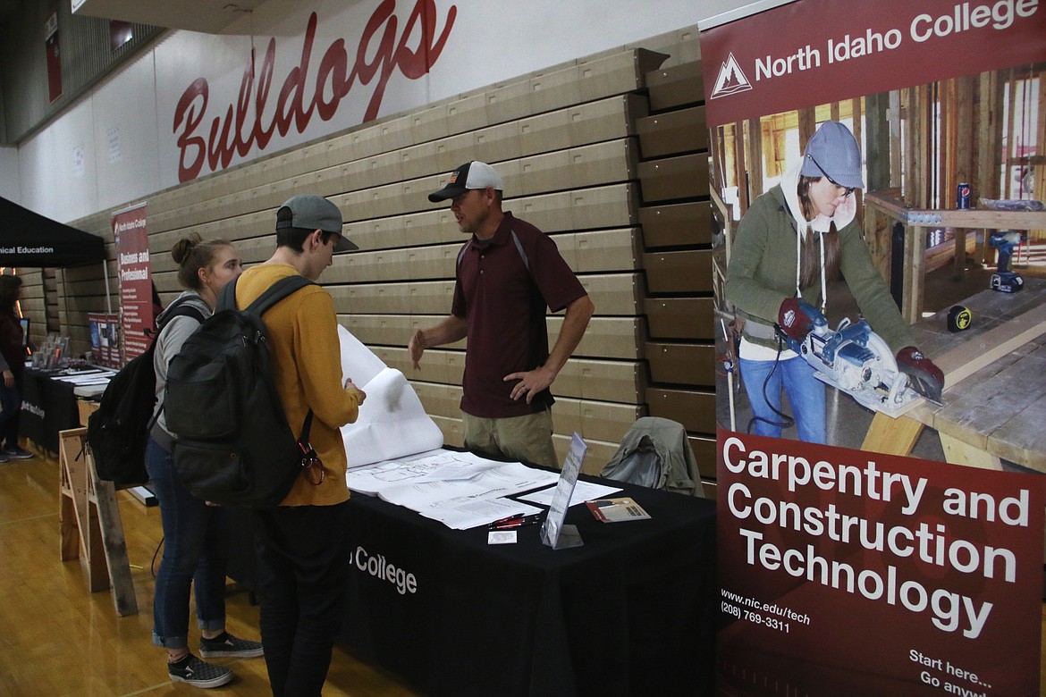 (Photo by MARY MALONE)
Area students learned about all sorts of career-technical education opportunities Friday during the North Idaho College CTE Roadwshow at Sandpoint High School.