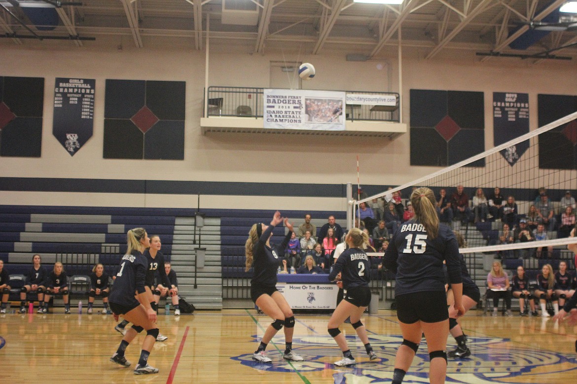 Photo by TANNA YEOUMANS
The Badgers tried their best during the game against Coeur d&#146;Alene Charter.