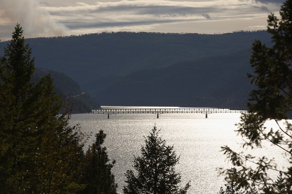 Koocanusa Bridge across Lake Koocanusa in Rexford on Sept. 26. (Casey Kreider/Daily Inter Lake)