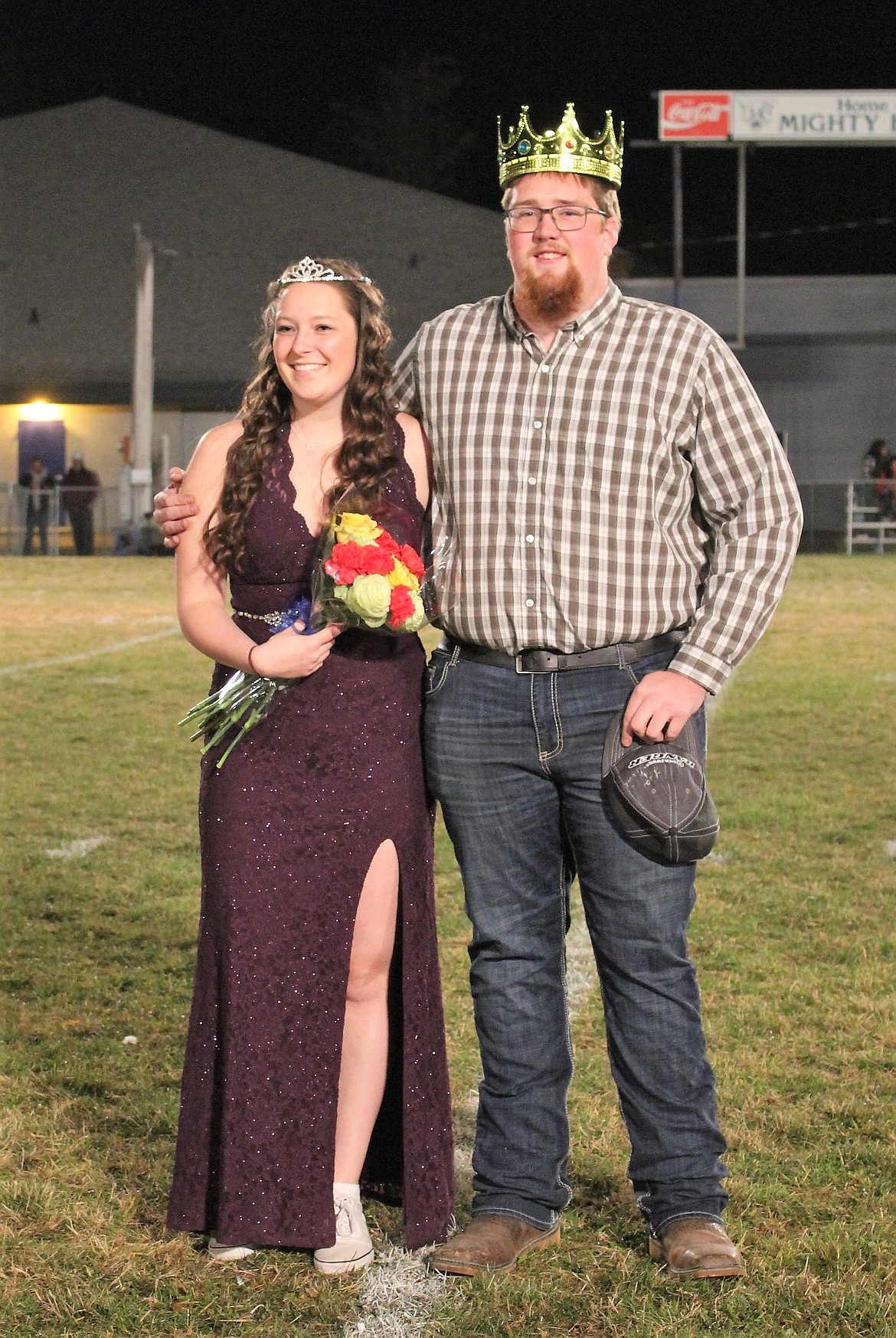 Seniors Hannah Calloway and Kade Parkin were announced as the 2018 Homecoming queen and king during the Friday, Oct. 19 football game.