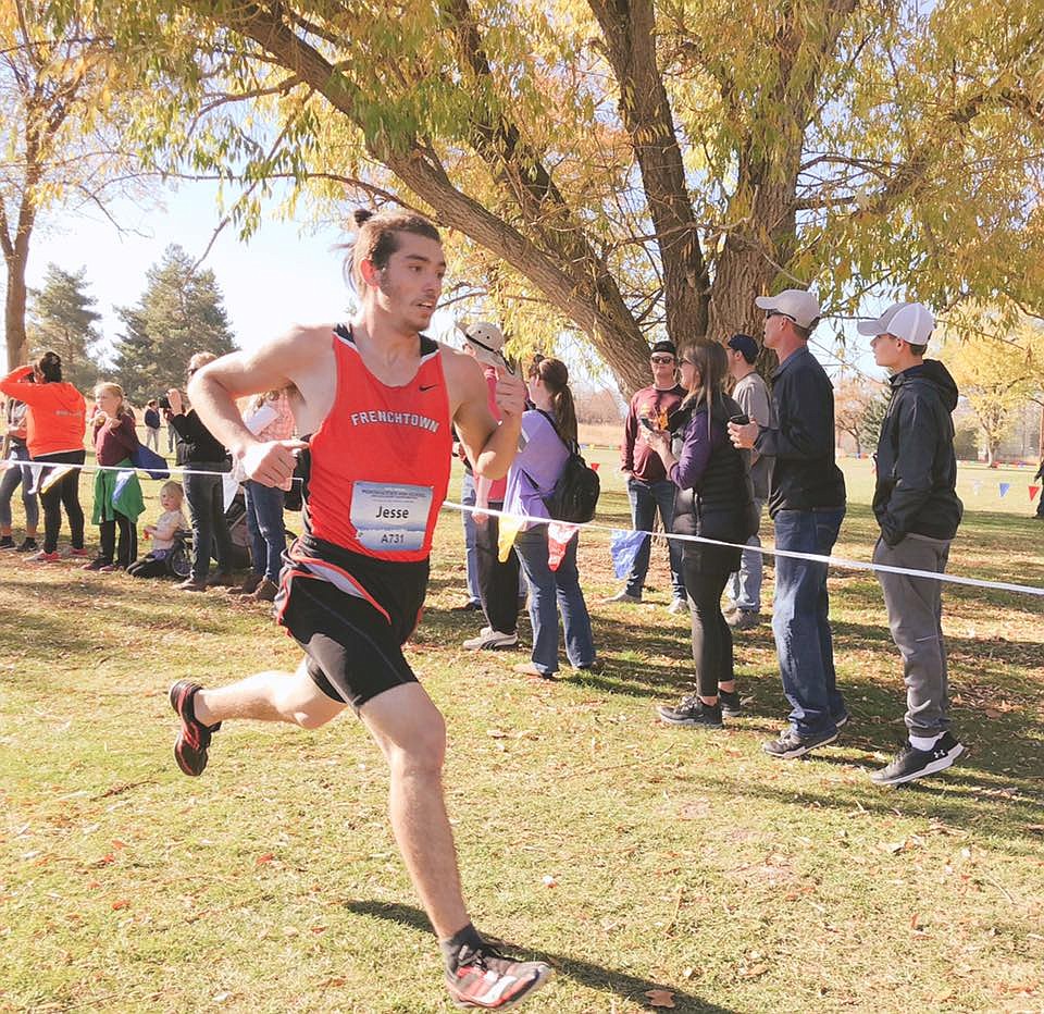 Alberton student Jesse Shaske took 15th at the State Class A Cross Country Meet held in Missoula on Oct. 20. Shaske runs for the Frenchtown team and had a time of 17:19.36. Levi Taylor from Laurel placed first with a time of 16:18.2. (Photo courtesy of Alberton School)