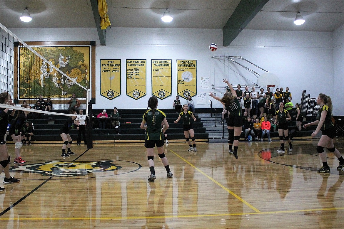 The St. Regis JV girls won their match Oct. 9 against the Valley Christian Lady Eagles during Homecoming.