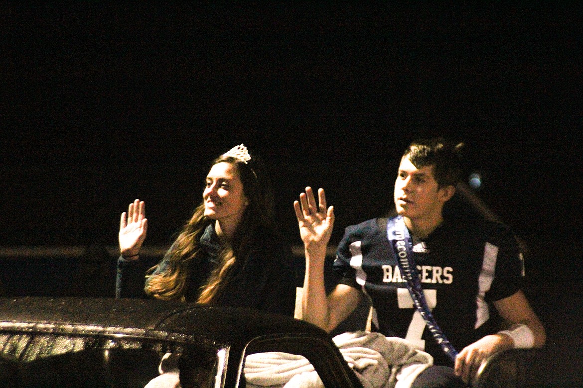 Photo by TANNA YEOUMANS
Seniors Felisha Elliston and Kenny Branson, the 2018 BFHS Homecoming King and Queen.