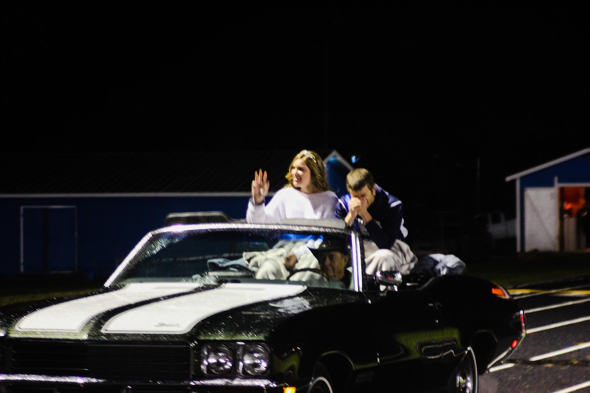 Photo by TANNA YEOUMANS
The Homecoming Royalty rode in style.