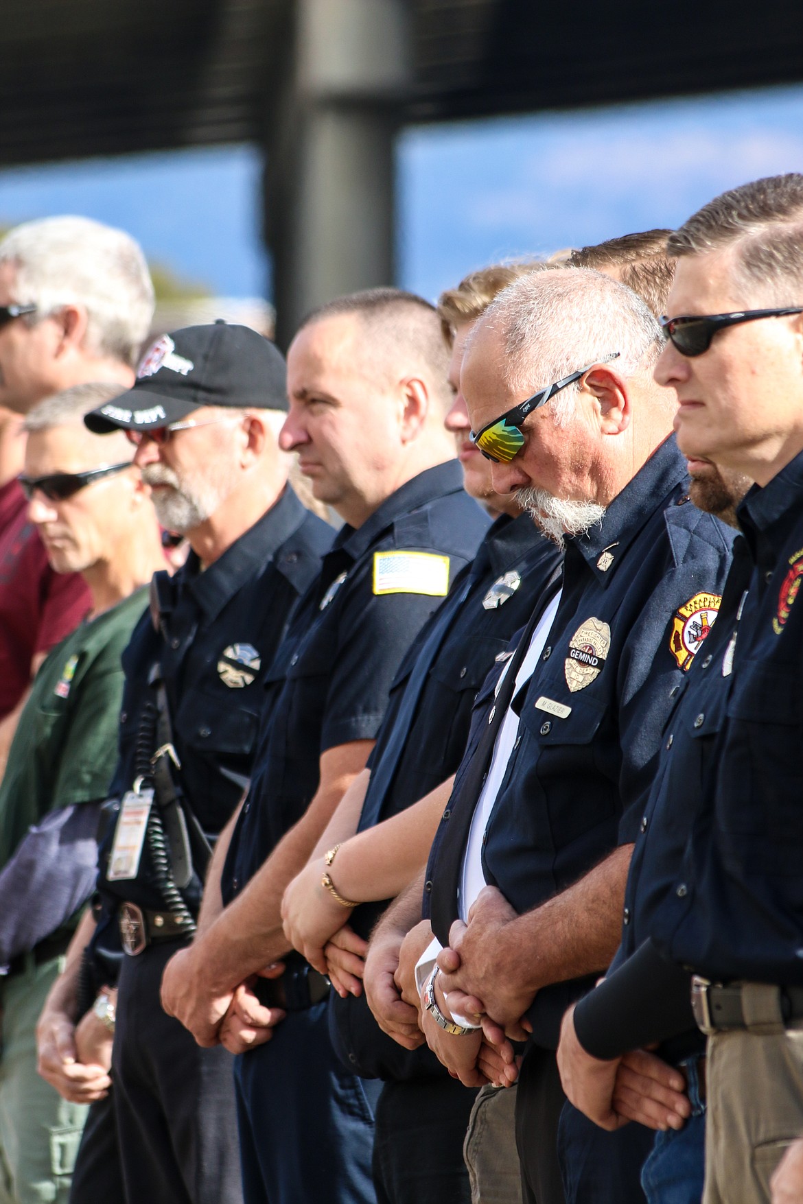 Photo by MANDI BATEMAN
Firefighters came together to remember the fallen.