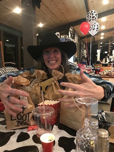 Courtesy photo
Mirror Lake Ladies&#146; wind-up multi-category winner Renee Murphy with all her &#147;loot.&#148;