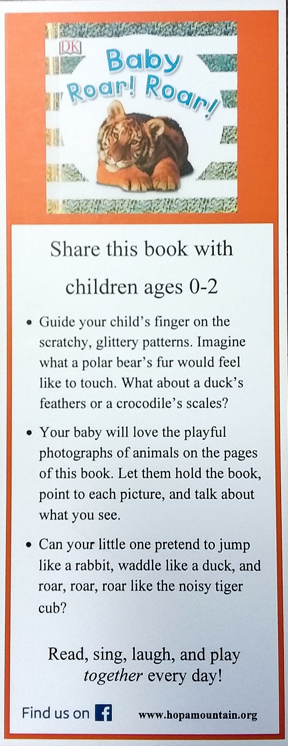 Along with free childrens books courtesy of Hopa Mountain and bags made by Tender Lovin&#146; Quilters of Troy, the Troy Public Schools ASP program will include bookmarks with tips on engaging children under 5 years old in order to promote early literacy at their Halloween Carnival this year. (Photo courtesy Jennifer Higgins)