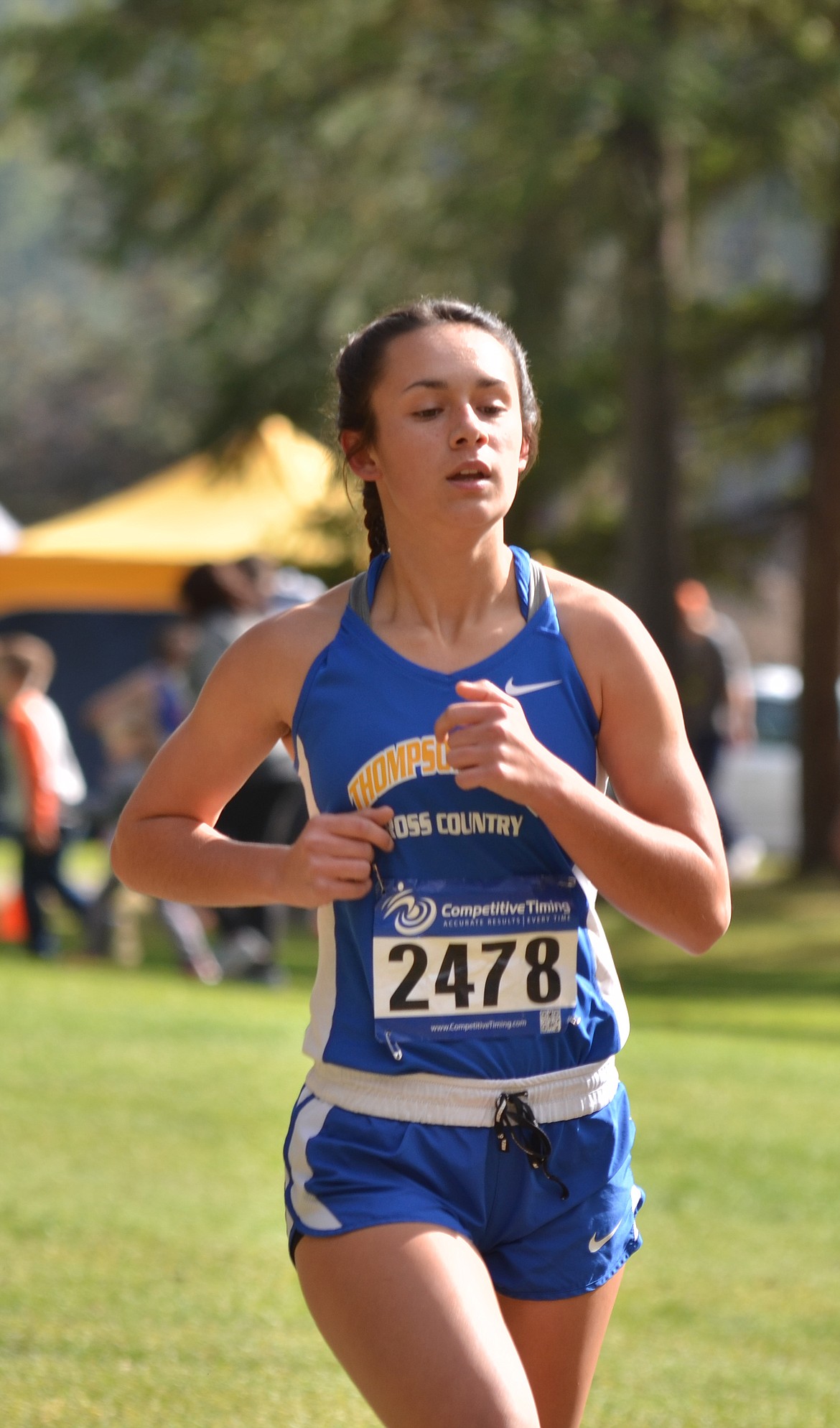 Thompson Falls sophomore Josey Neesvig ran to fifth place at the Western B/C Divisonal cross country meet at the River&#146;s Edge Golf Course, then earned 31st in Class B at the state meet. (Erin Jusseaume/Clark Fork Valley Press)