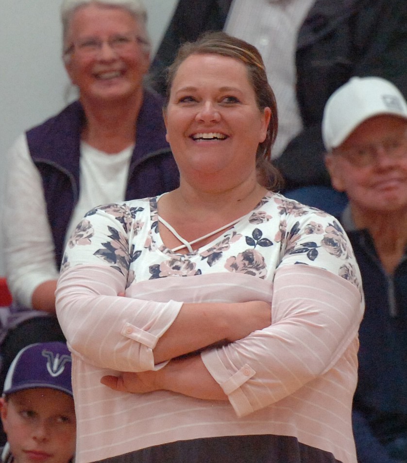 The smile on the face of Hot Springs volleyball head coach Alisha Pablo tells you the Lady Savage Heat are playing well. They are focused on continuing that trend in the District 14C Tournament this Thursday and Friday at Hot Springs High School. (Joe Sova/Clark Fork Valley Press)