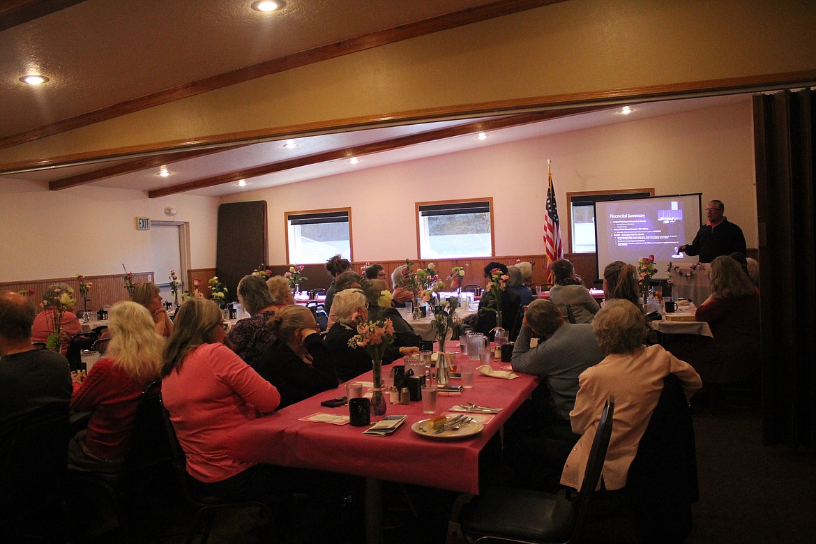 Photo by TANNA YEOUMANS
The Pink Ribbon Lunch was not as popular as previous years have been, but the group continues to stand tall and support community members.