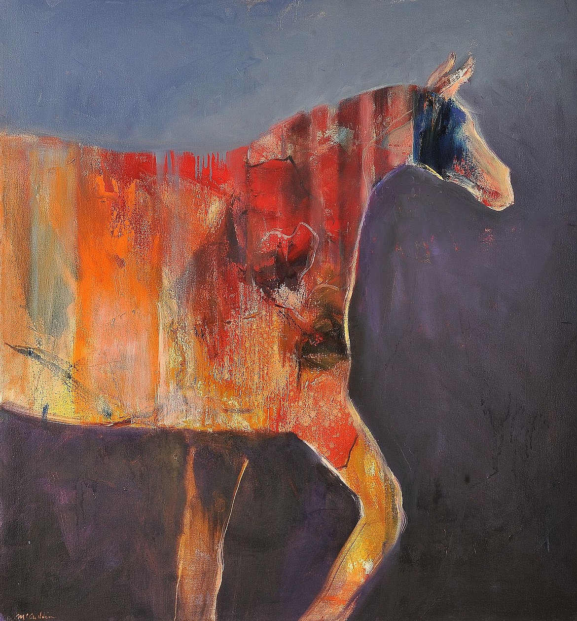&#147;Trojan Horse&#148;
Mel McCuddin, 2018
Oil, 20 x 28 inches