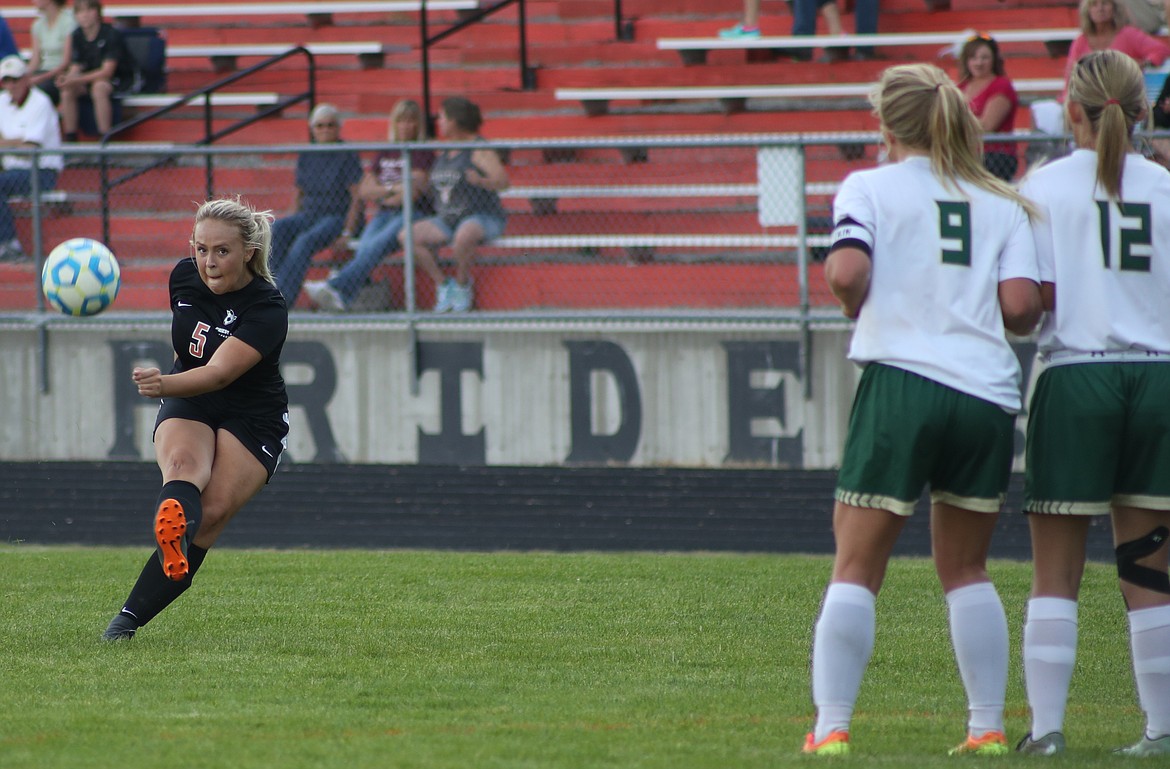 (Photo by ERIC PLUMMER)
Spartan junior Keona Brown earned All-Intermountain League soccer honors this year.