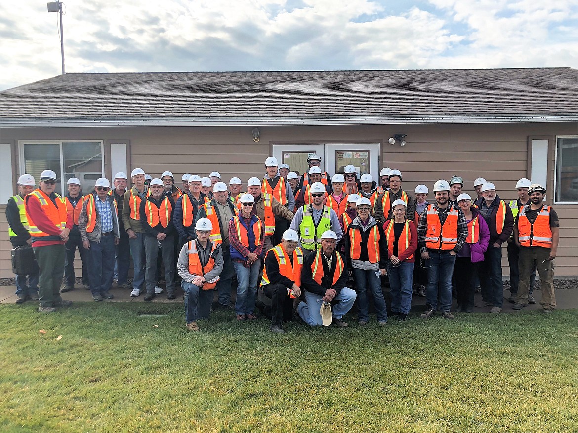 The Idaho Forest Group Mill located in St. Regis celebrated Montana Forest Products Week on Oct. 24 where high school students and community members met for a tour and drone demonstration. (Photo courtesy of IFG)