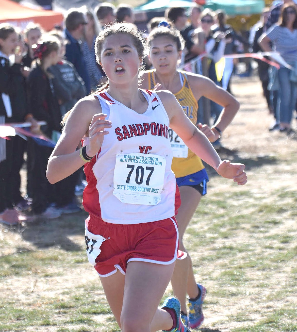 (Courtesy photo)
Megan Oulman was one of six Bulldog girls getting their first taste of a state cross country meet.