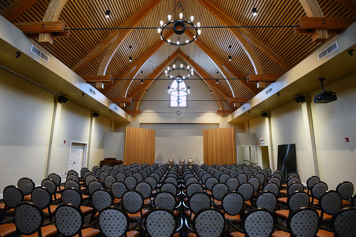 The chapel is shown during a recent tour of The Villas at Buffalo Hill in Kalispell. (Casey Kreider/Daily Inter Lake)