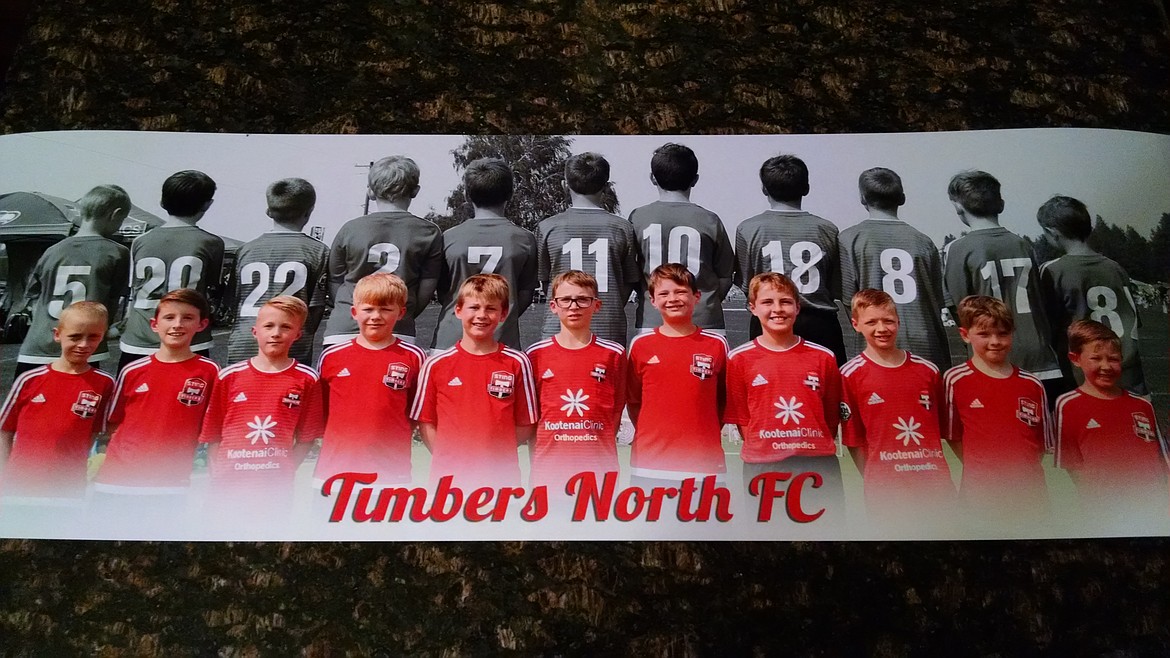 Courtesy photo
The Timbers North &#146;09 Boys Yellow soccer team ended its season undefeated in its league, with a total of 63 goals for and only 13 goals against. From left are Luke Fritts, Cole Thompson, Blake Wise, Luc Buckland, Archer Coburn, Sam Mandel, Ayden Garayalde, Grant Johnson, Cooper Hermes, Cale Hanners and Trevor Updegrave.