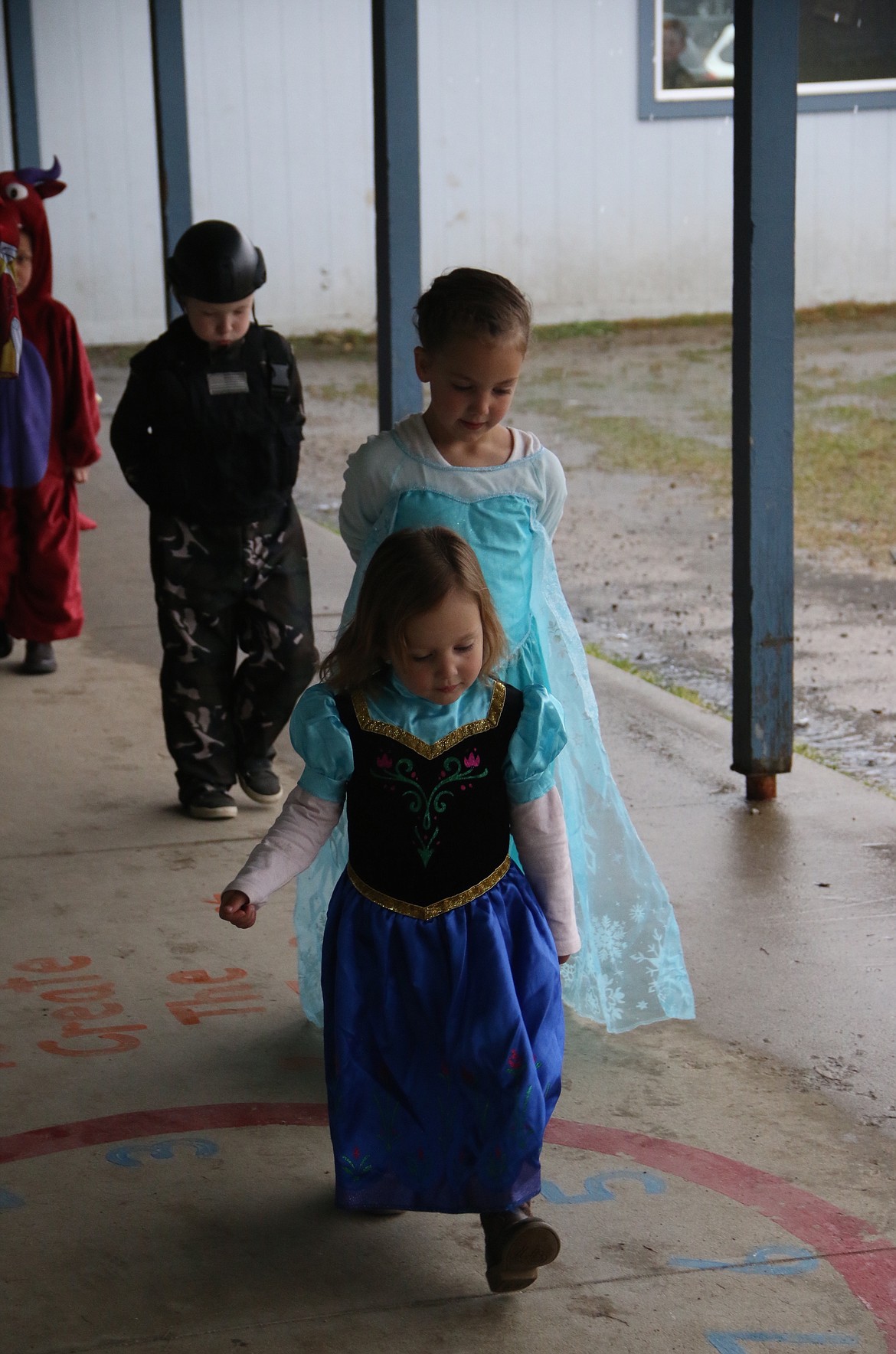 (Photo by Mary Malone)
Priest River Elementary students showed off their costumes during the school's costume parade on Oct. 31.