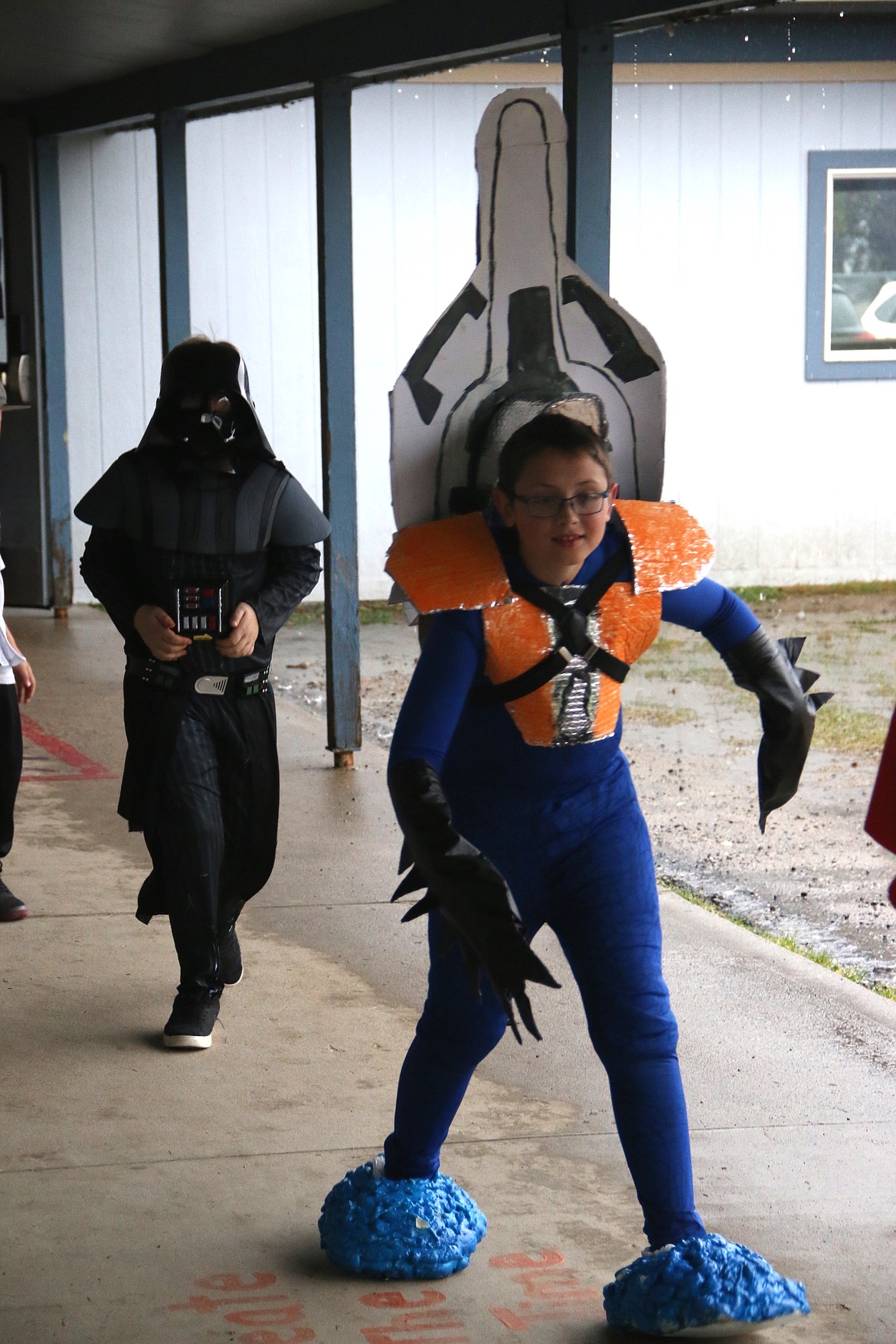 (Photo by Mary Malone)
Priest River Elementary students showed off their costumes during the school's costume parade on Oct. 31.