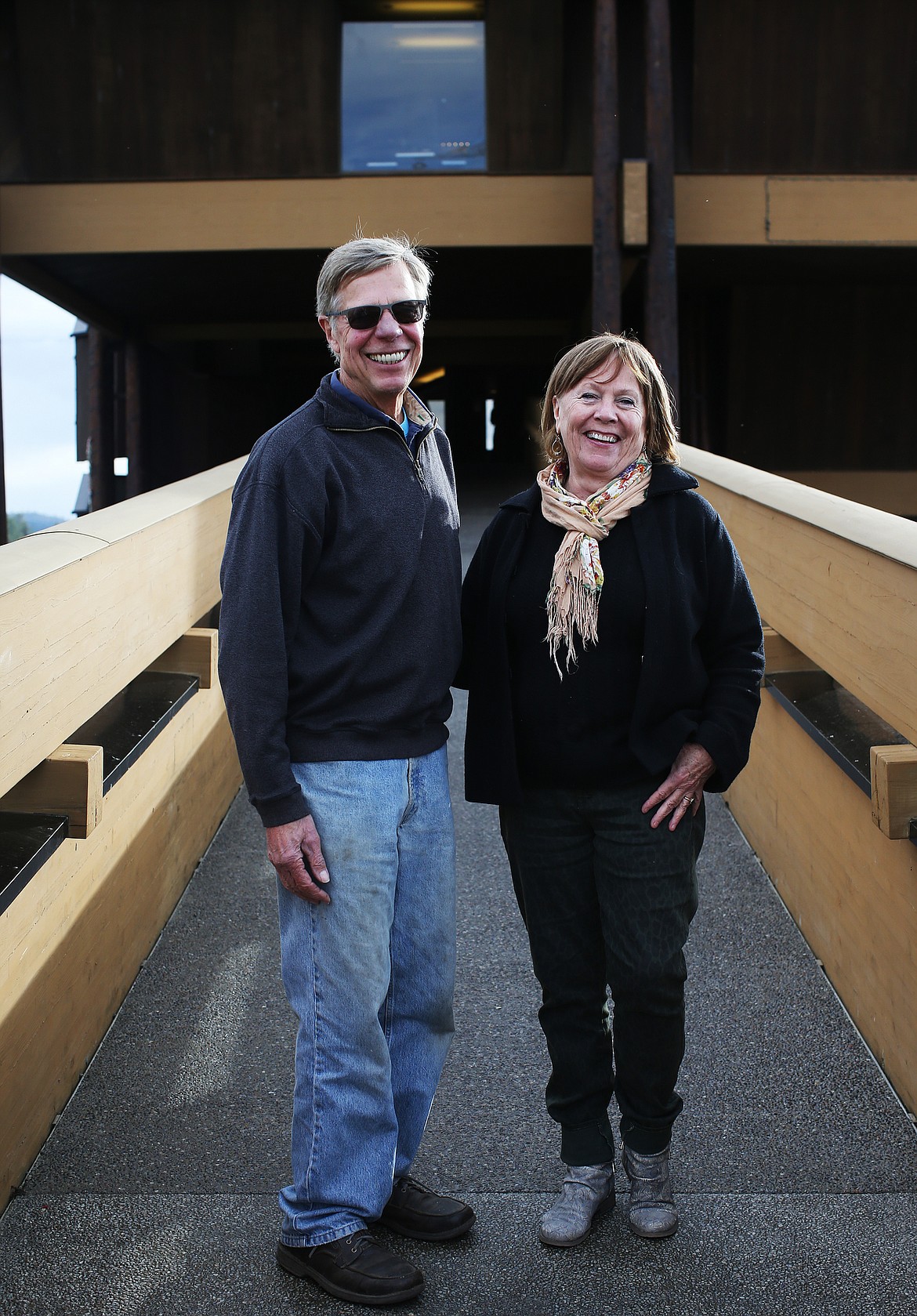 Frank and Lynne Wiedemann have spent around 10 years as custodians of the Hagadone Corporation headquarters and retired on Thursday to pursue the next exciting chapter in their lives. (LOREN BENOIT/Press)