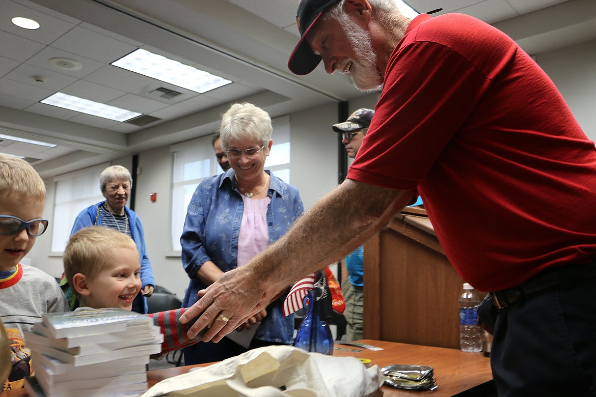 (Daily Bee file photo)
Bill Collier, pictured at a 2015 Sandpoint Library event, recently was named &#147;Writer of the Year&#148; by the Idaho Writers League at their annual conference in September.