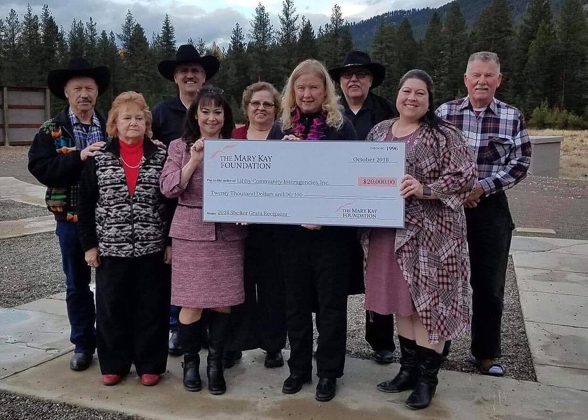 Libby Community Interagencies Inc. recently received the only domestic violence shelter grant in Montana from The Mary Kay Foundation.