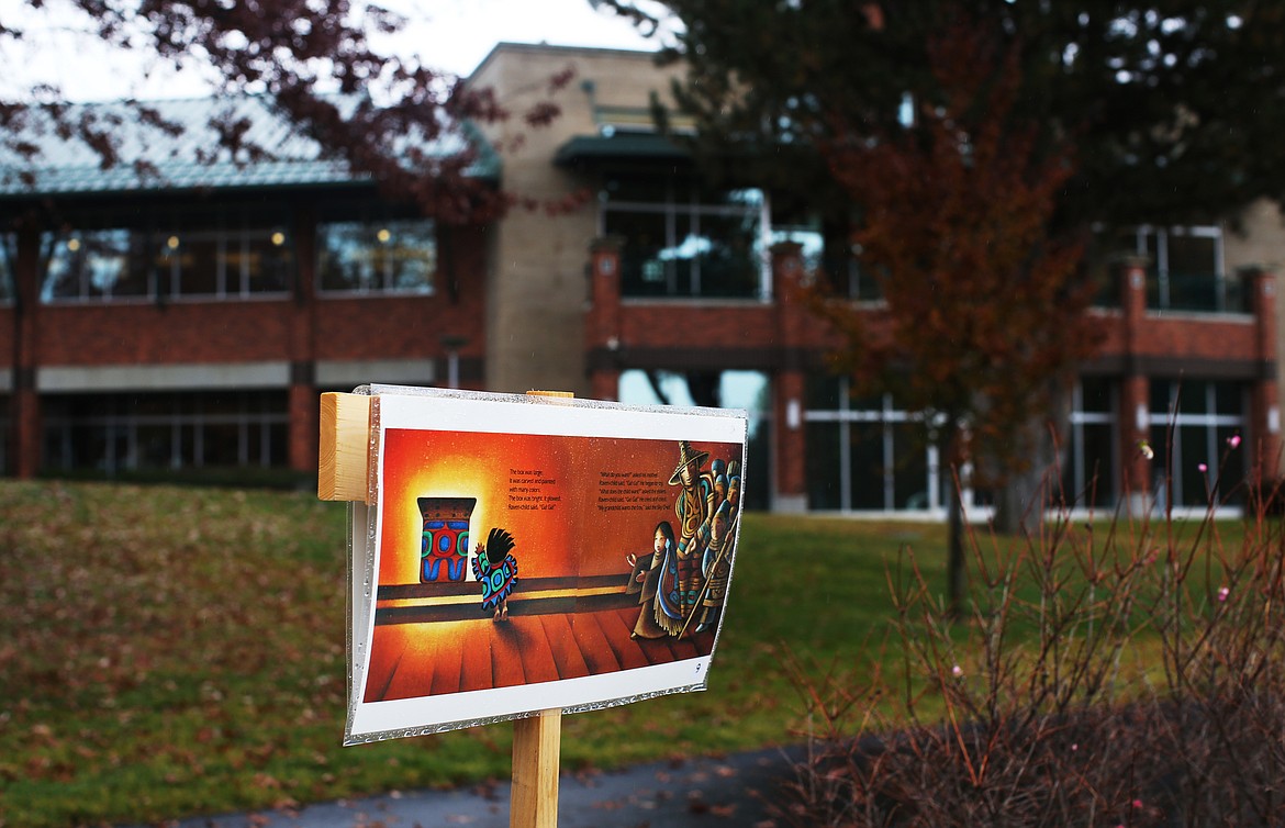 LOREN BENOIT/Press
A Storywalk exhibit featuring two Native American stories is in McEuen Park adjacent to the library. The stories will be up through November in recognition of American Indian Heritage Month.