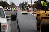 Government Way widening, paving work winds down