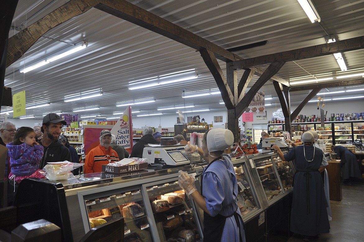 Between 10 and 12 people work at the Mission General Store in St. Ignatius. People from around the area as well as the nation stopped by the store over the weekend to help celebrate 15 years for the business.