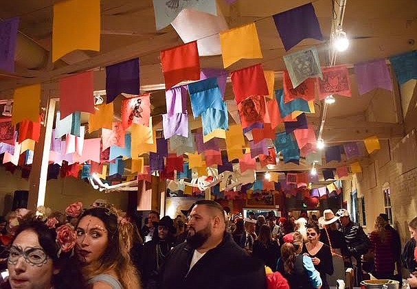 Courtesy photo
Revelers enjoy Emerge&#146;s Day of the Dead Fiesta during the 2017 event in the Human Rights Education Institute. This year&#146;s celebration will be held Friday at Honey Eatery and Social Club from 6 p.m. to midnight. Tickets are available at www.emergecda.com or https://dotd2018.bpt.me/ for $55 each.