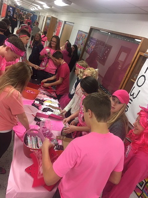 BCMS supported wearing pink for one day and sold pink items to raise money.