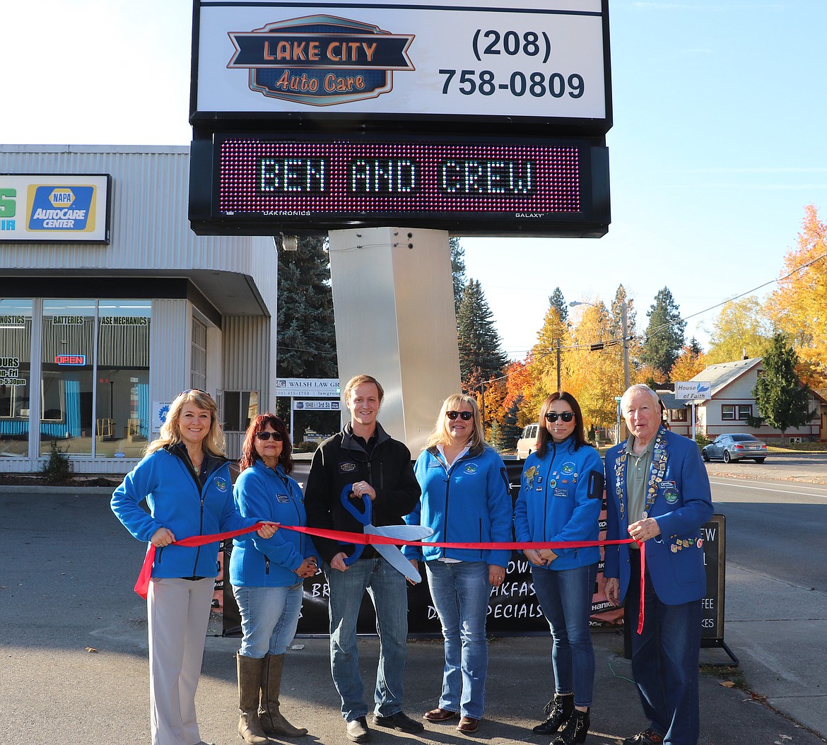 Courtesy photo
The Coeur d&#146;Alene Chamber of Commerce celebrate a ribbon-cutting with Lake City Auto Care, 1104 N. Third St., Coeur d&#146;Alene, 208-666-0836.