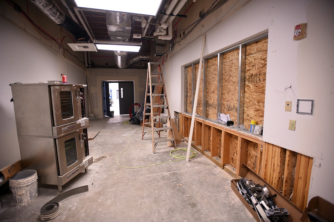 Construction is underway at Peterson Elementary in Kalispell on Thursday, November 15.(Brenda Ahearn/Daily Inter Lake)