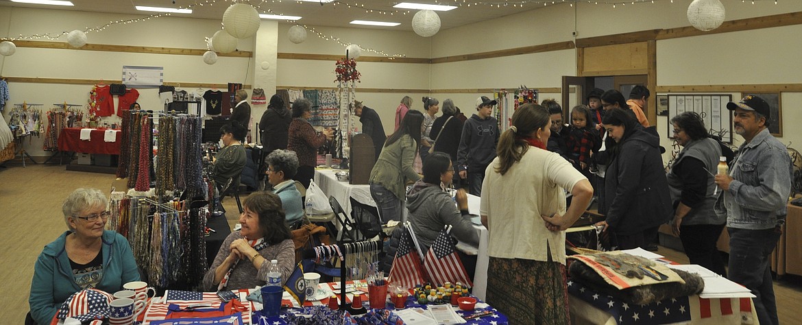 The Arlee Brown Building hosted part of the annual Arlee Holiday Bazaar Saturday, where dozens of vendors and community members got into the holiday spirit.