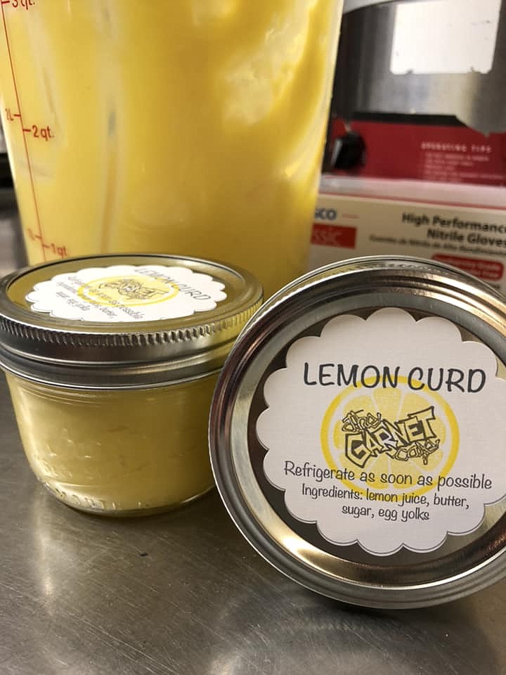 The Garnet Cafe&#146;s house made lemon curd is available for sale by the jar.