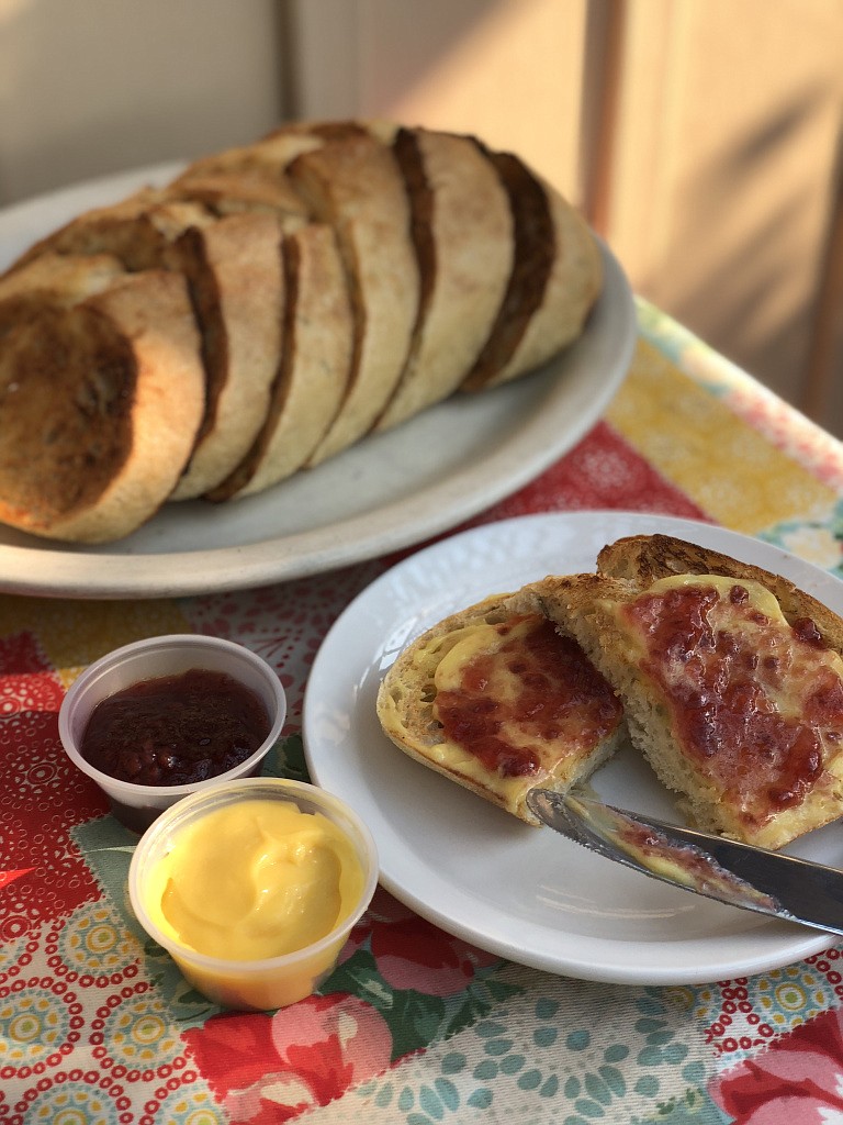 This photo of The Garnet Cafe&#146;s Rosemary Toast with lemon curd and raspberry jam, taken by restaurant owner Kristin Von Till, was featured on people.com with a story about favorite breakfasts in every state. The Garnet received the honor for Idaho.