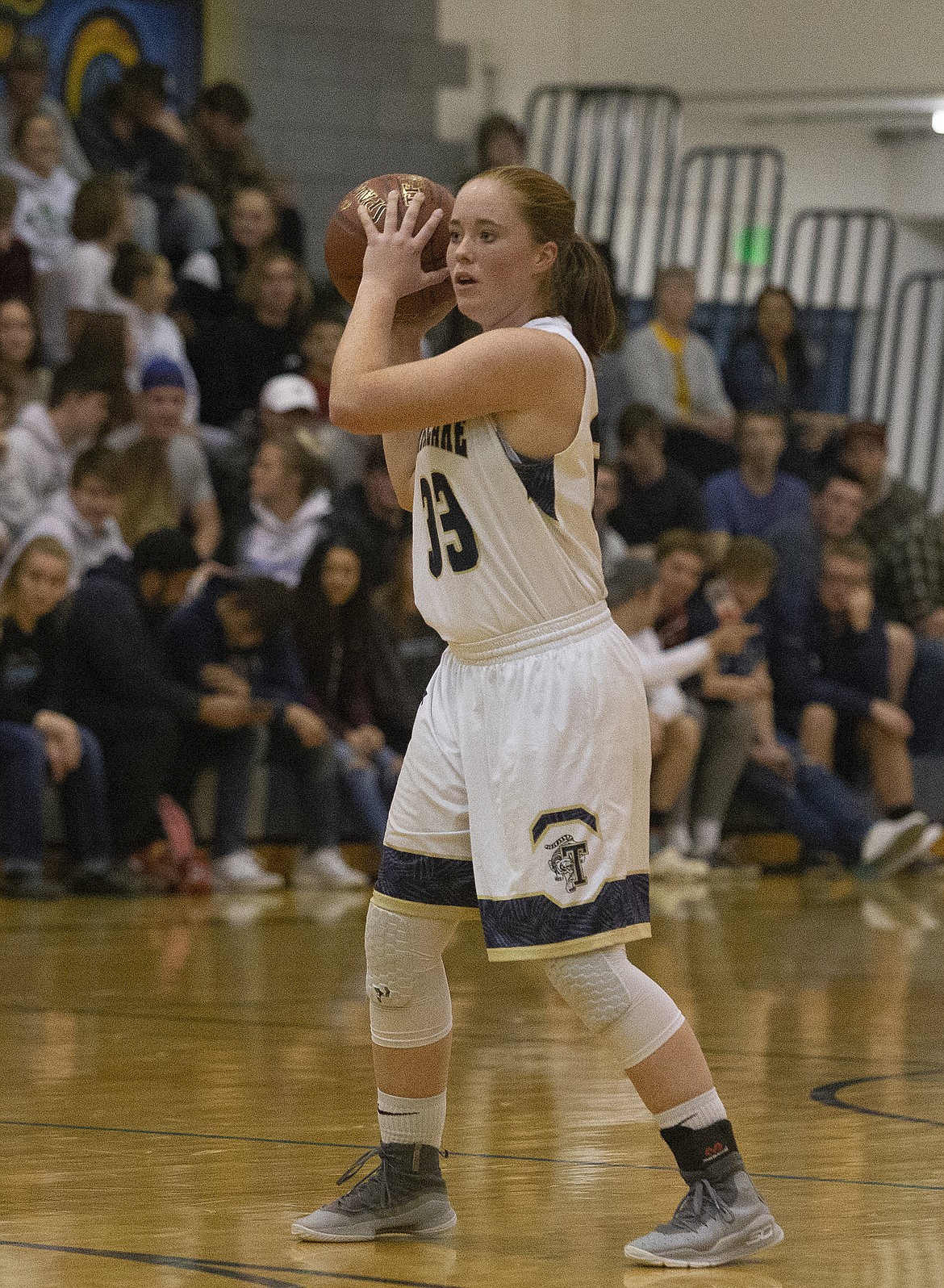 Timberlake&#146;s Karissa Willis looks to pass during a game against Lewiston.