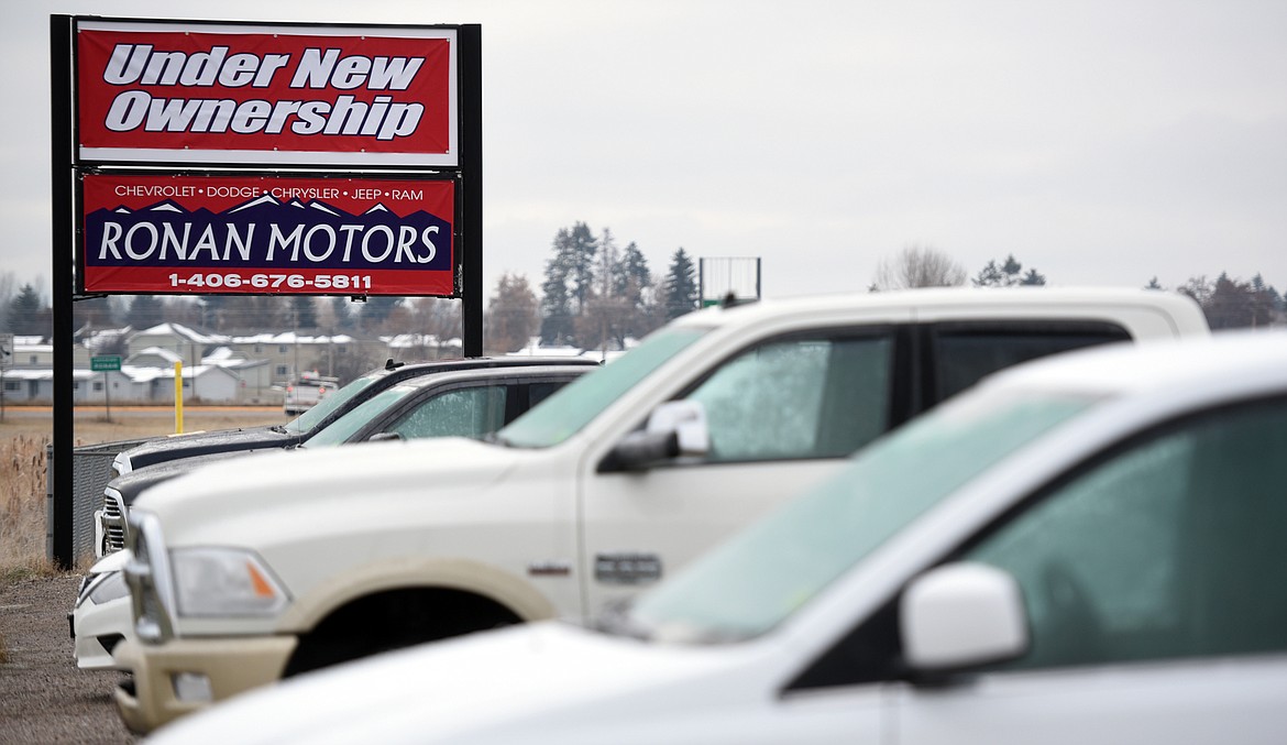 View of the lot at Ronan Motors from US 93.(Brenda Ahearn/Daily Inter Lake)