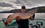 Angler's Lake CDA pike latest catch and release record
