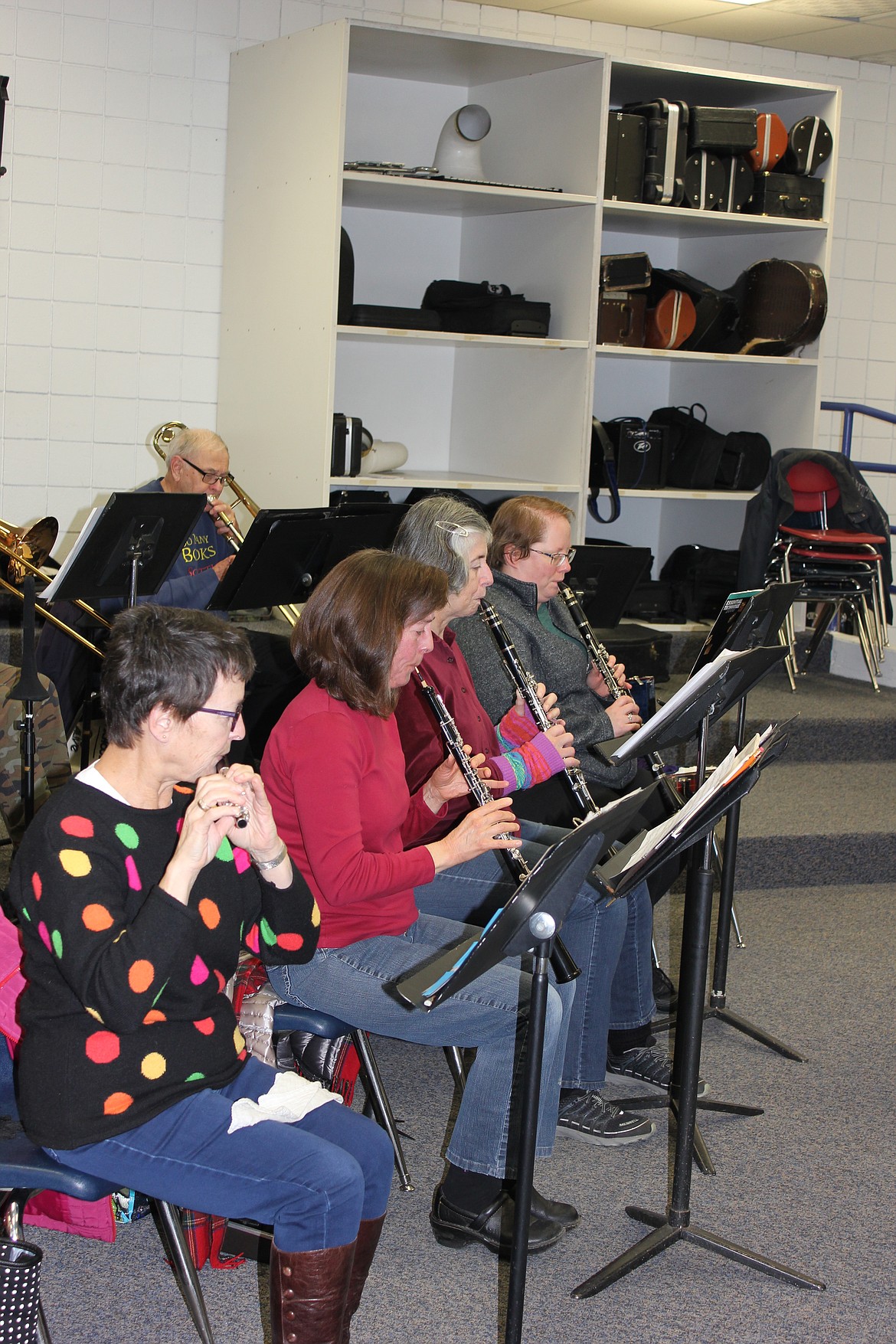 Courtesy photos
The Bonners Ferry Community Orchestra is an international team of players.