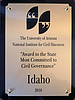 Idaho: Gem of civility Entire Legislature earns state award