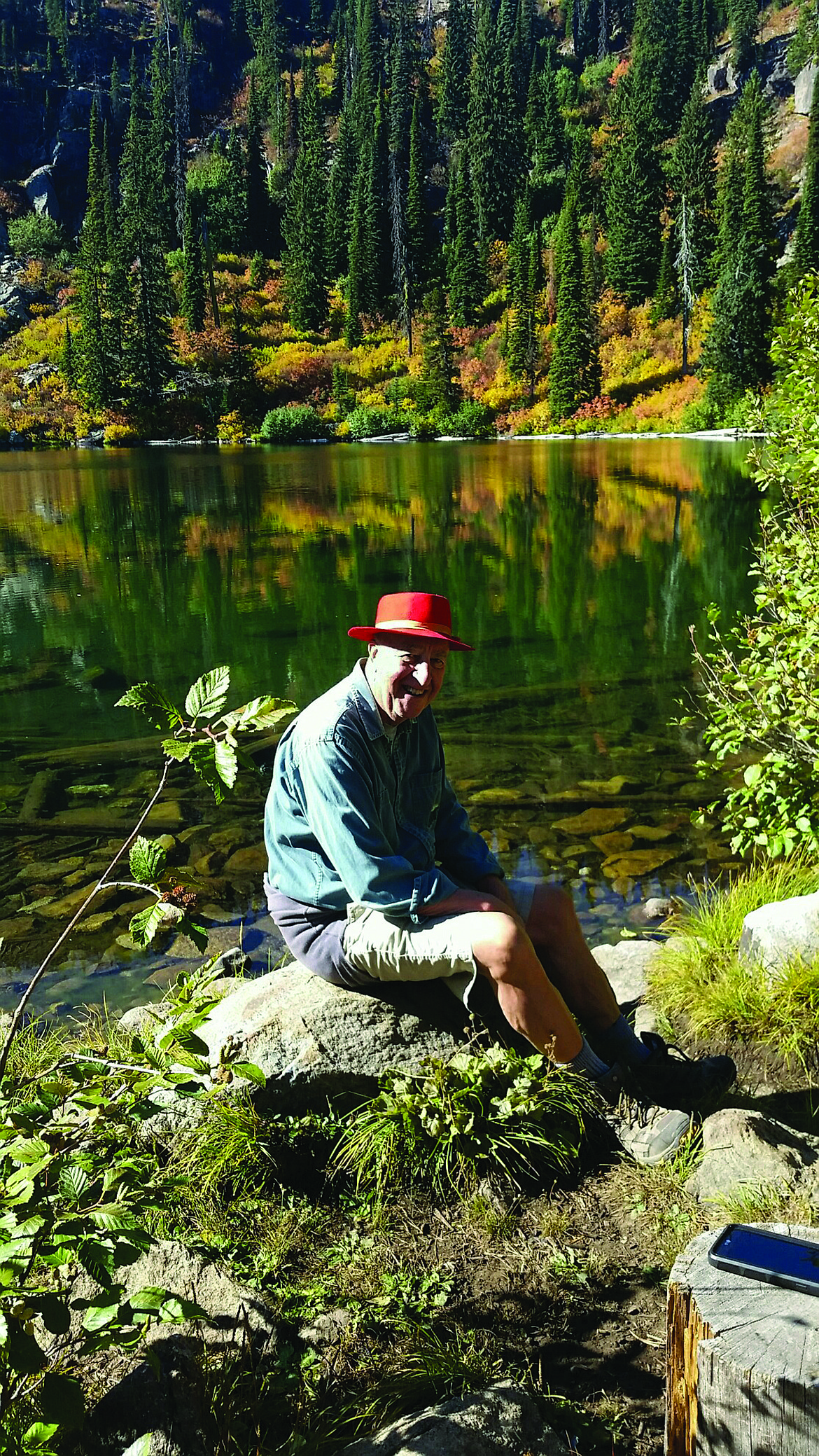 (Courtesy photo)When not writing, playing golf or basking in the sun on Maui, Dick Sonnichsen enjoys wilderness hikes in Idaho and Montana.