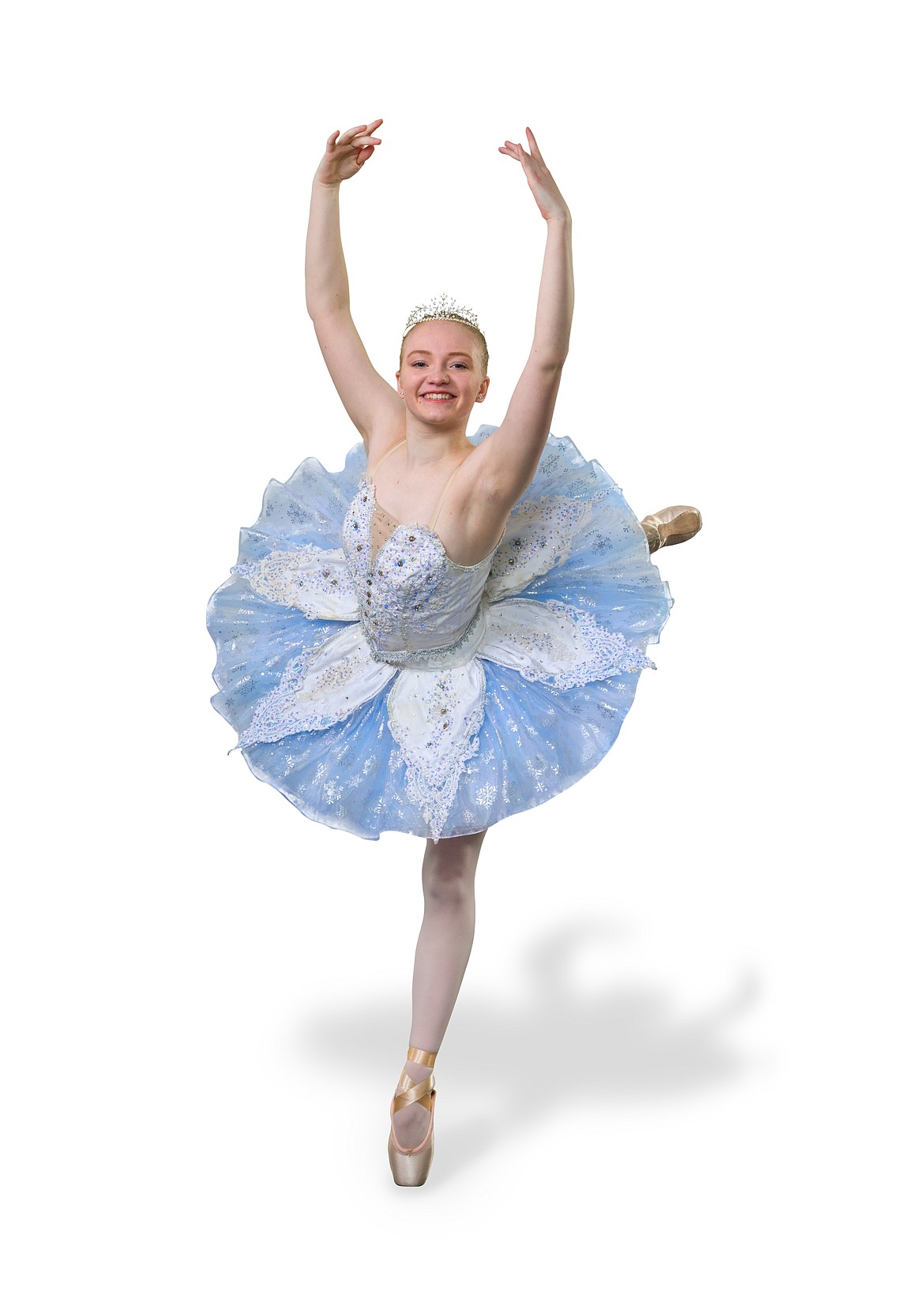 Regan Tintzman performs as the Snow Queen in the Northwest Ballet Company&#146;s production of the &#147;Nutcracker&#148; &#147; over Thanksgiving weekend&#160;at the&#160;Bigfork Center for the Performing Arts. (Photo courtesy Trevon Baker Photography)